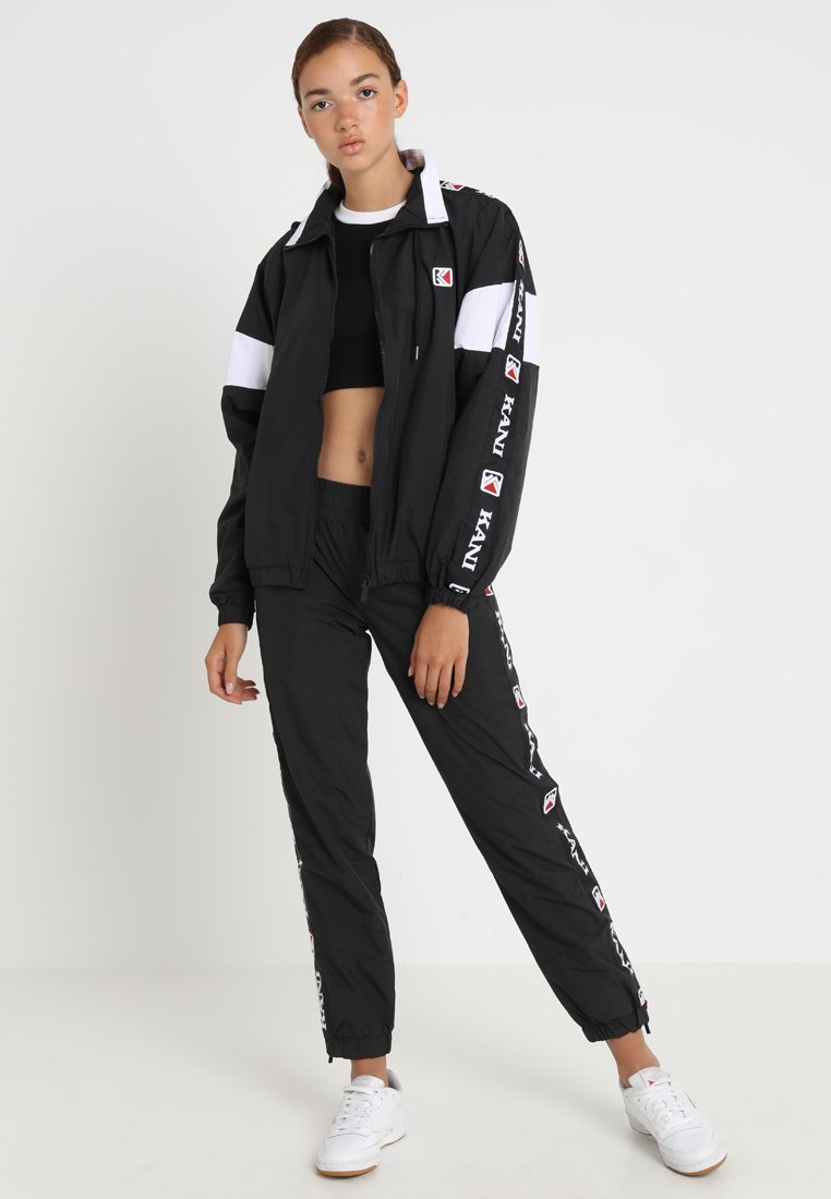 Karl Kani TAPE - Giacca leggera - black/white/nero - Zalando.it