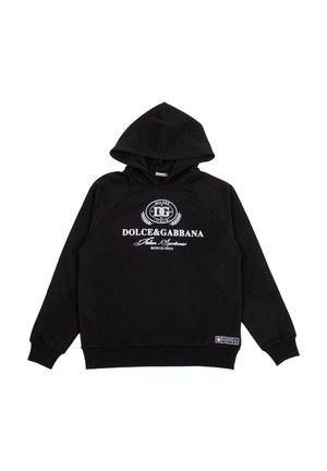 Felpa con cappuccio - black