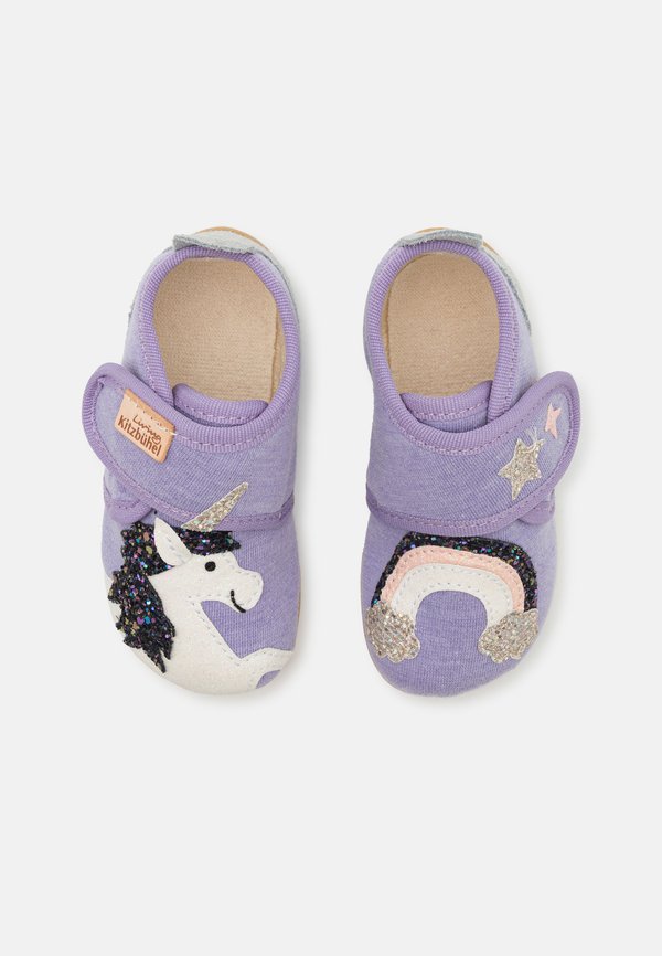 EINHORNZAUBER KLETTVERSCHLUSS - Slippers - lila