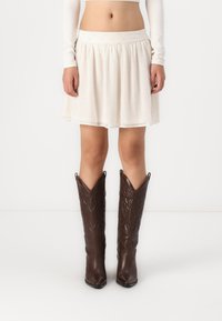 ONLY ONLIVY MINI SKIRT - Minisukňa - whitecap gray