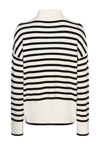 comma Strickpullover - schwarz ecru