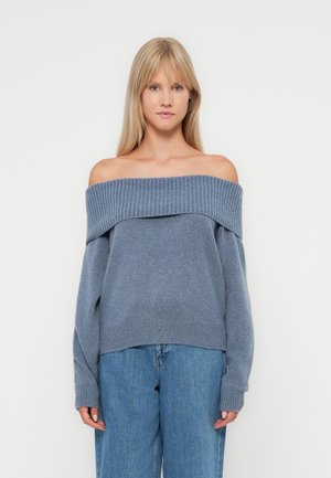CLOUD FOLDOVER - Jumper - blue