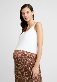 Esprit Maternity SPAGHETTI NURSING - Top - white