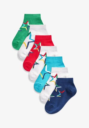 7 PACK RICH TRAINER - Socken - white blue red star