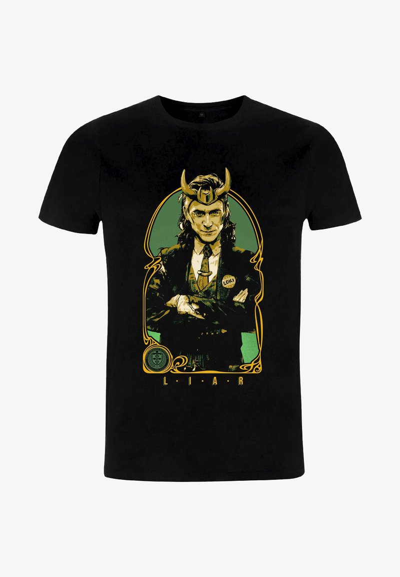 Marvel LOKI LIAR - T-shirt z nadrukiem