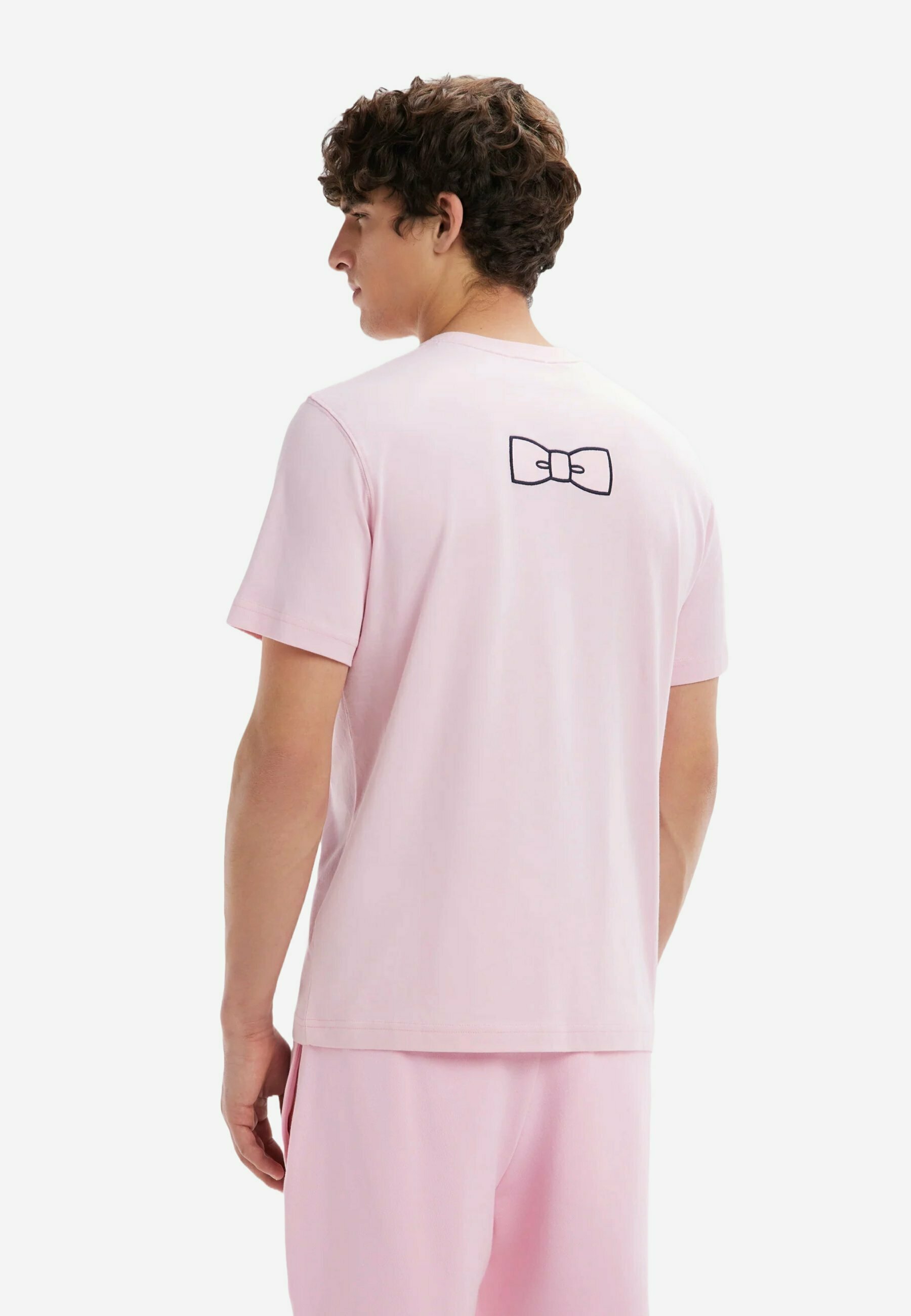 Eden Park Noeud De Tee Shirt White T-shirt With Embroidered Bow