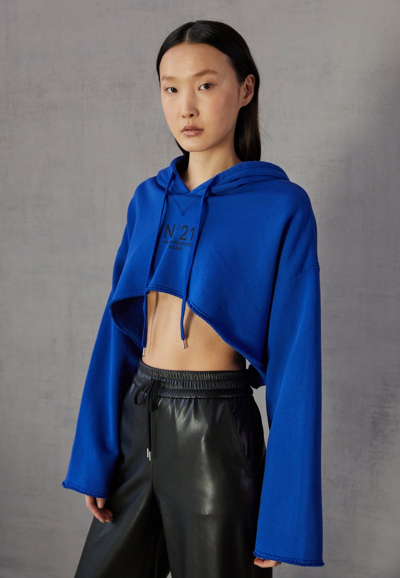 Damen Bekleidung | N°21 Sweatshirt blu/viola/blau - TE06539 Damen Bekleidung | N°21 Sweatshirt blu/viola/blau - TE06539