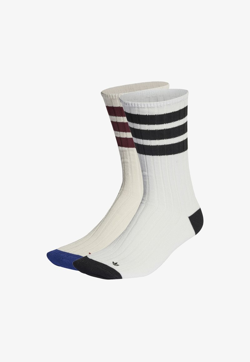 adidas Originals PREMIUM MID CREW 2 PACK - Ponožky - crystal white