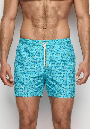 Yamamay Șorturi de baie - light blue with print