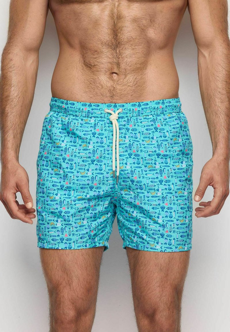 Yamamay Badeshorts - light blue with print