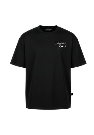 CRYSTAL PARIS, CRYSTAL PARIS OVERSIZED T-SHIRT PACK - T-shirt con stampa - black
