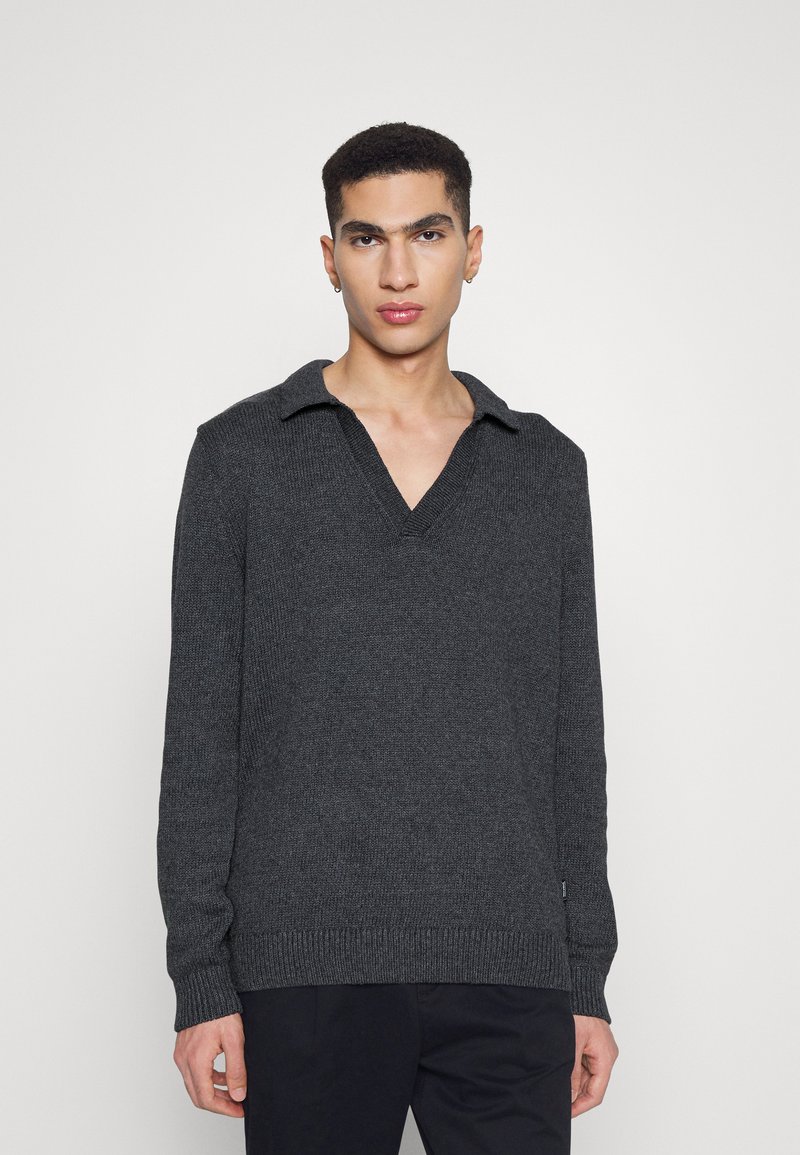 Only & Sons ONSPOWEE LIFE STRAIGHT - Camisola - dark grey melange