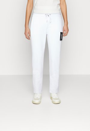 TROUSER ICON - Teplákové kalhoty - white