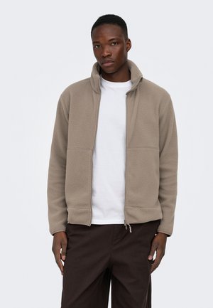 Only & Sons, ONSJASON JACKET - Яке от полар - walnut