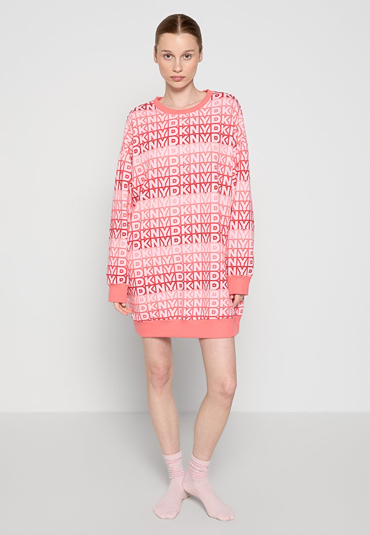 DKNY Loungewear Nachtjapon koraalrood