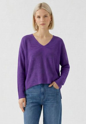 Oui, PULLOVER  - Strickpullover - ultra violett