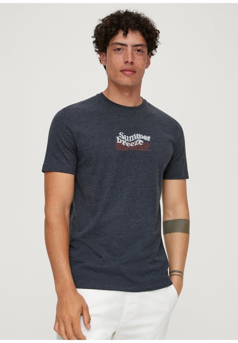 s.Oliver T-Shirt print - navy