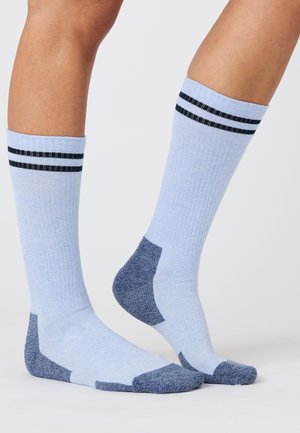 SPÉCIAL MARCHE  - Calze - bleu clair chiné