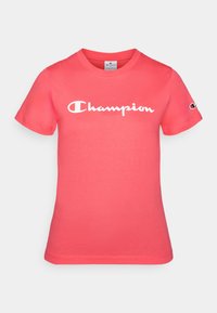 ICONS CREWNECK WITH LARGE LOGO - T-shirts med print - pink