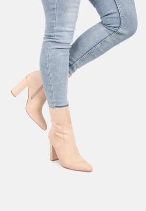 Bottines - beige