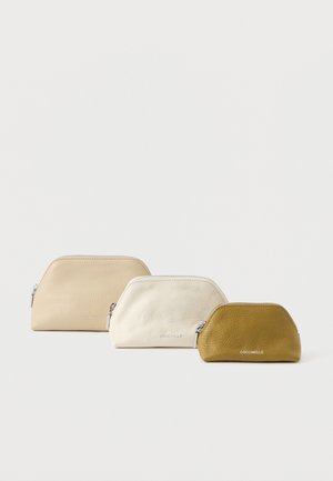 HELGA 3 PACK - Wash bag - sand/off-white/khaki