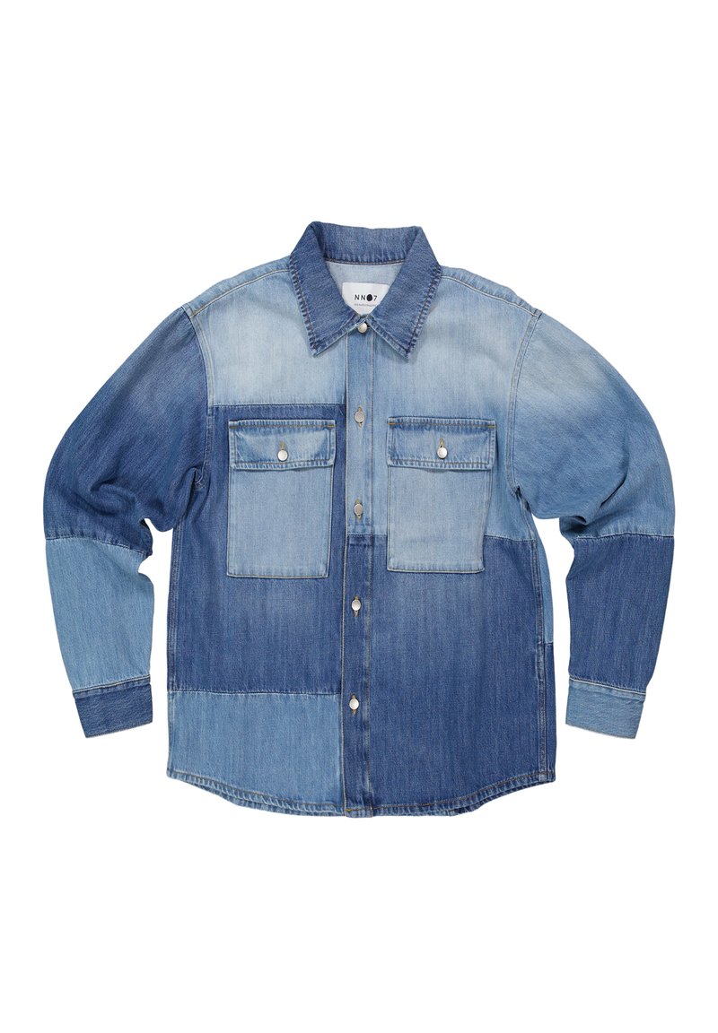 NN.07 Overhemd blauw denim/bluedenim