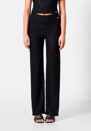 TEXTURED - Broek - black
