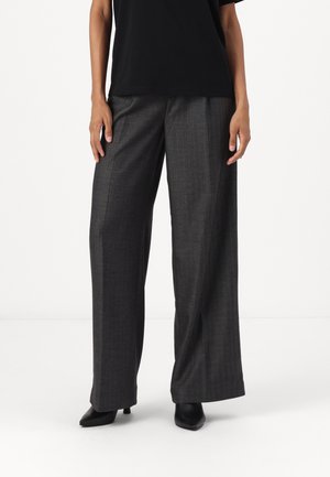 TAILOR - Auduma bikses - black medium grey