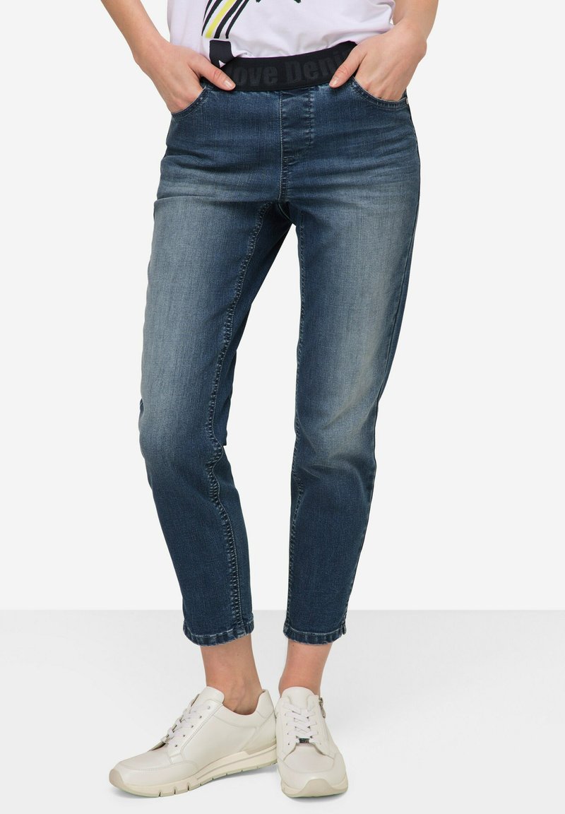 LAURASØN Vaqueros slim fit - blue denim