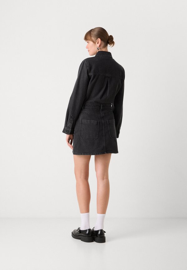 BUTTON DOWN DRESS - Denim dress - anchor3