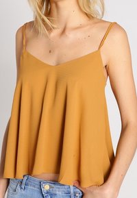 Topshop Linne - mustard yellow