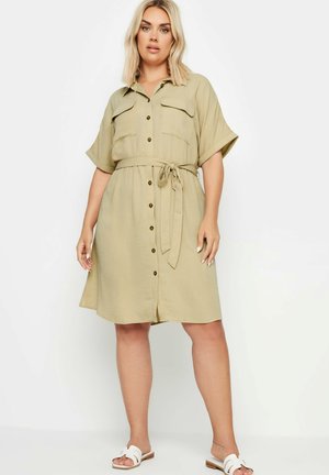 Shirt dress - light brown