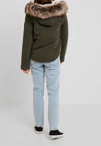 ONLY Petite Allvädersjacka - mottled dark grey