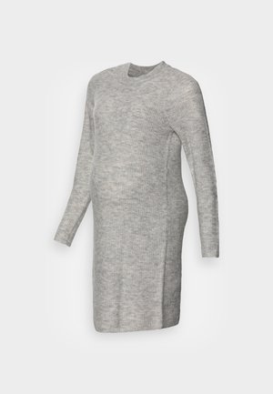 Abito in maglia - mottled light grey