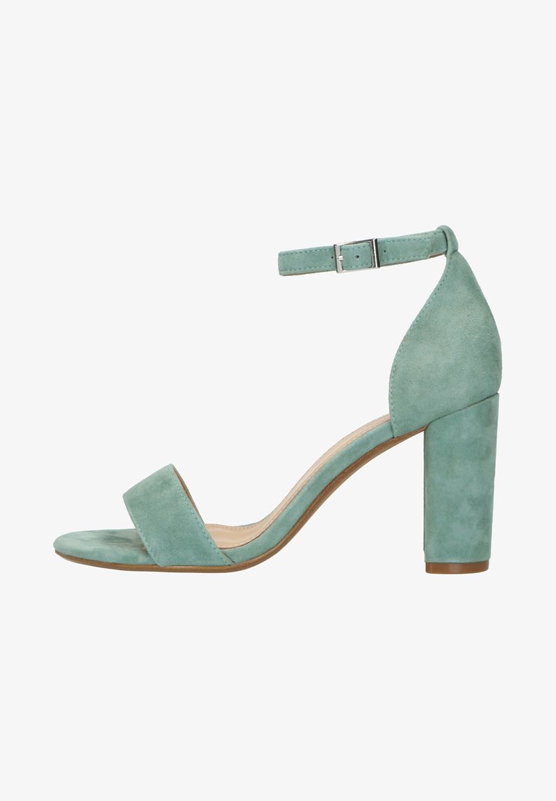 Manfield Korolliset sandaalit - green