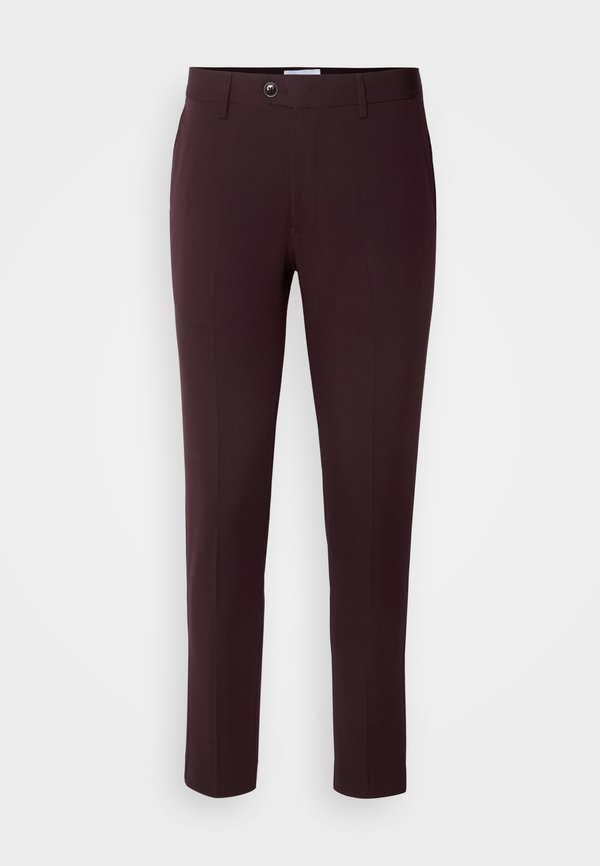 CLUB PANTS - Chinos - burgundy3