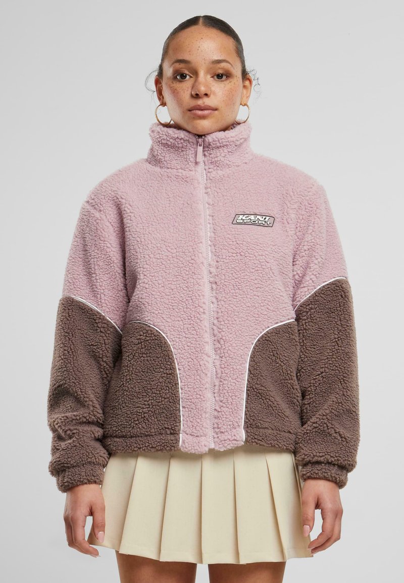 Karl Kani Flisinė striukė - rose taupe