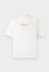 REPLAY X MARTIN GARRIX TSHIRT - T-shirts med print - off white