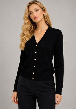 Kebello, GILET CARDIGAN - Gilet - noir