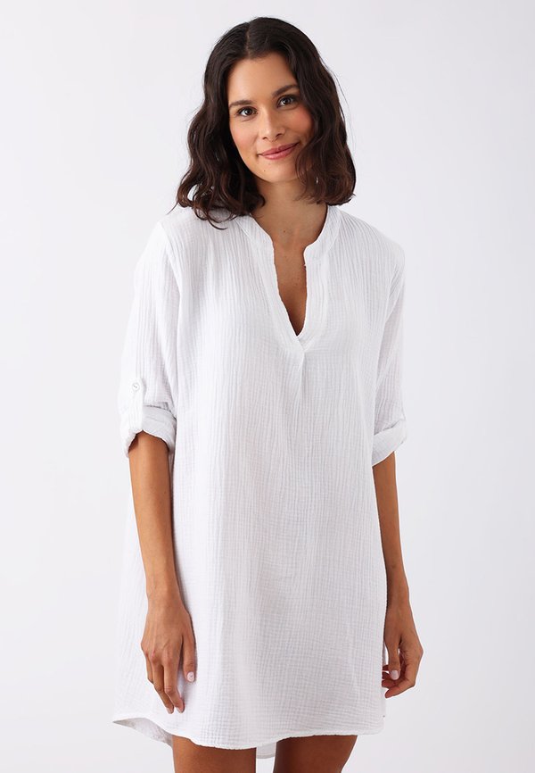 MUSSELIN  - Freizeitkleid - weiß