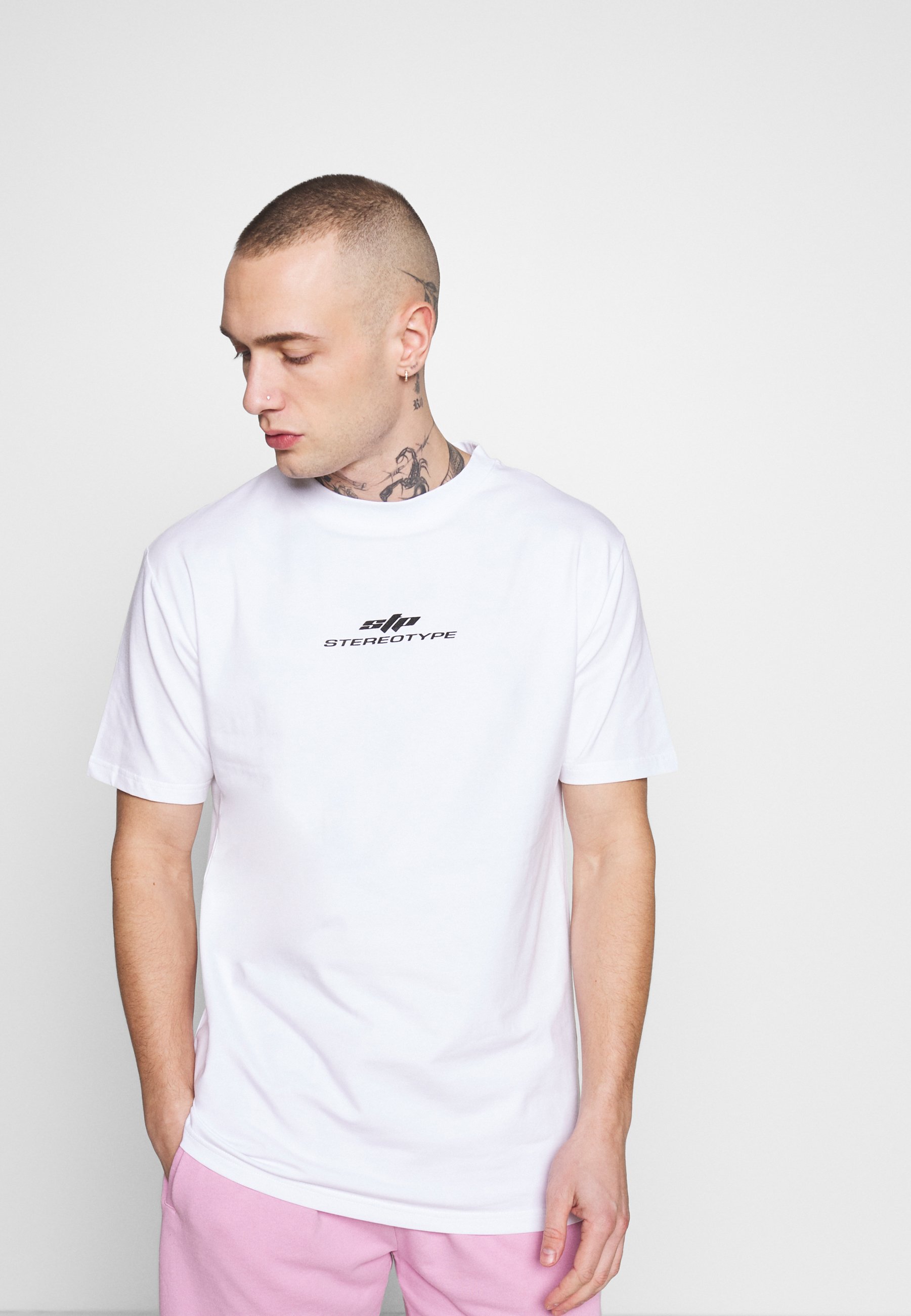 STEREOTYPE STEREOTYPE PATCH T shirts med print white STEREOTYPE STEREOTYPE PATCH - T-shirts med print - white