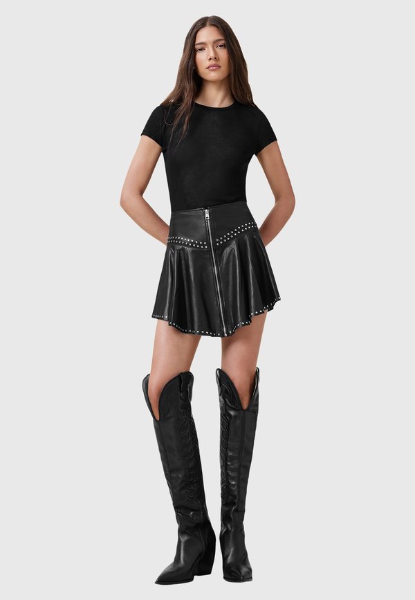 NARIA LEA  - Leather skirt2