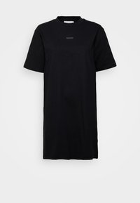 PLACED TEE DRESS - Obleka iz džersija - black