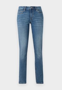 Niet geselecteerd, clean mid stone blue denim