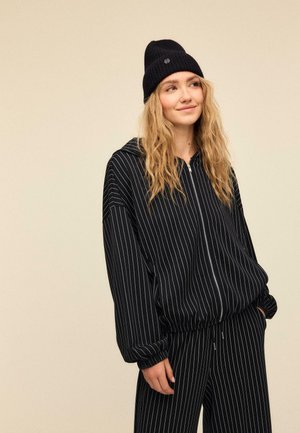 STRIPED - Huppari - mottled dark grey