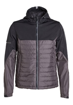 Hummel HMLNORTH HYBRID JACKET - Vinterjakker - black/asphalt