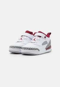 Jordan SPIZIKE UNISEX - Sneakers basse - white/team red/wolf grey/anthracite