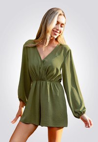 Cupshe WIDE - Overal - olive green