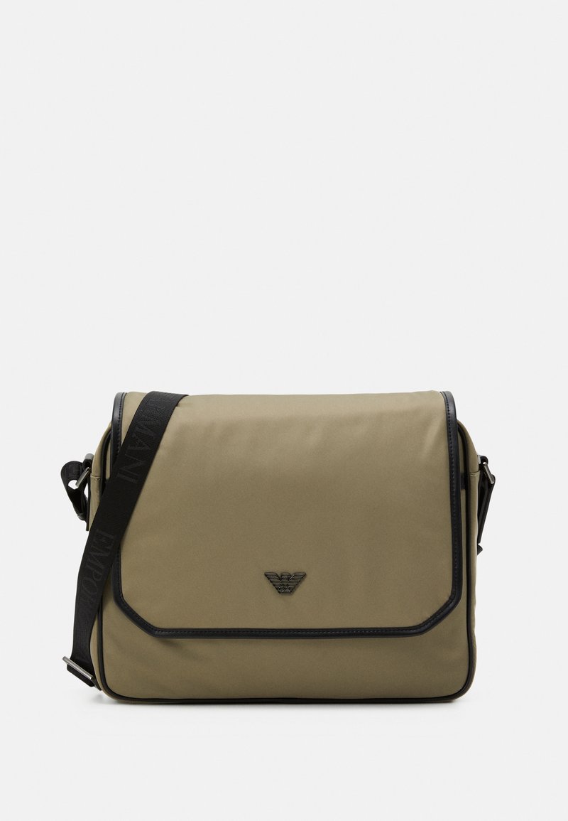 Emporio Armani MESSENGER UNISEX Across body bag greige/beige