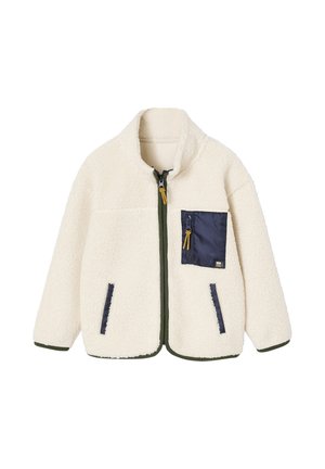 MIT REISSVERSCHLUSSTASCHE - Fleece jacket - karamell